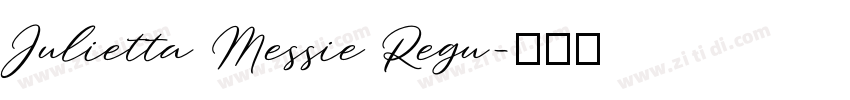 Julietta Messie Regu字体转换